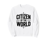 Citation de Voyage inspirante Citoyen du Monde Sweatshirt