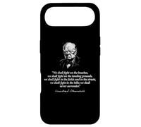 Citation de Winston Churchill We Shall Never Surrender Coque pour iPhone Air