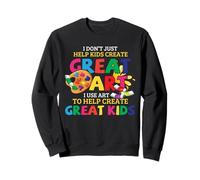 Citation d'éducation Artistique pour Enfants Sweatshirt