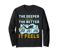 Citation Deep Sea Diver The Deeper You Go Better It Feels Manche Longue