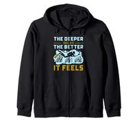 Citation Deep Sea Diver The Deeper You Go Better It Feels Sweat à Capuche