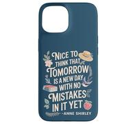 Citation Demain Amoureux des Livres Anne Shirley Coque pour iPhone 15