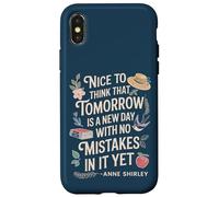 Citation Demain Amoureux des Livres Anne Shirley Coque pour iPhone X/XS