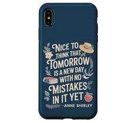 Citation Demain Amoureux des Livres Anne Shirley Coque pour iPhone XS Max