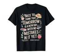 Citation Demain Amoureux des Livres Anne Shirley T-Shirt