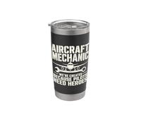 Citation d'entretien aéronautique One Ink Gobelet isotherme en acier inoxydable double paroi