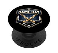 Citation des Fans de Hockey sur Glace pour Les Amateurs de Joueurs, entraîneurs, spectateurs PopSockets PopGrip Adhésif