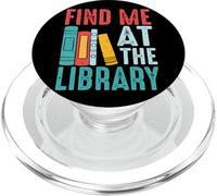 Citation des Livres Find Me at The Library PopSockets PopGrip pour MagSafe