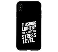 Citation des lumières Clignotantes No Just My Stress Level Coque pour iPhone XS Max