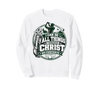 Citation des Philippiens Chrétiens Golf Faith Golfeur Sweatshirt