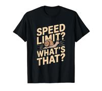 Citation d'escargot - Speed Limit What's That Snail Lover T-Shirt Graphique avec Valeur