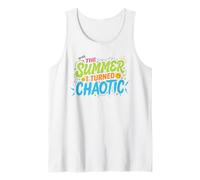 Citation d'été Amusante de la génération Z The Summer I Turned Chaotic Débardeur
