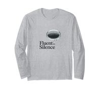 Citation d'humour Silencieux introverti Fluent in Silence Manche Longue