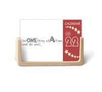 Citation Do One Thing At A Time And Do Well Calendrier de bureau 2022 12 mois