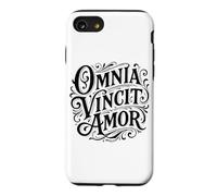 Citation d'Omnia Vincit Amor Latin Love Conquers All Coque pour iPhone SE (2020) / 7/8