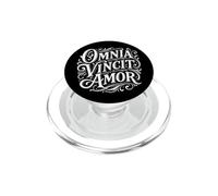 Citation d'Omnia Vincit Amor Latin Love Conquers All PopSockets PopGrip pour MagSafe