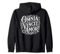 Citation d'Omnia Vincit Amor Latin Love Conquers All Sweat à Capuche