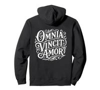 Citation d'Omnia Vincit Amor Latin Love Conquers All Sweat à Capuche