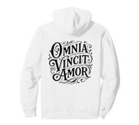Citation d'Omnia Vincit Amor Latin Love Conquers All Sweat à Capuche