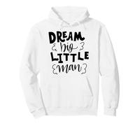 Citation Dream Big Little Man Père pour garçons et Enfants Sweat à Capuche