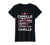 Citation Drole Camille Humour définition prénom Camille T-Shirt