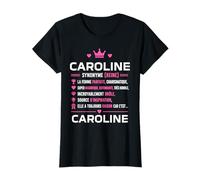 Citation Drole Caroline Humour définition prénom Caroline T-Shirt