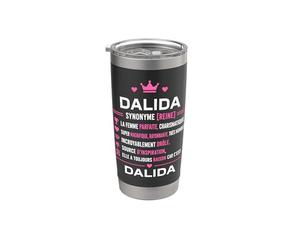 Citation drole dalida Humour définition prénom dalida Gobelet isotherme en acier inoxydable double paroi