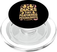 Citation drôle de Canards minuscules psychologues à Plumes PopSockets PopGrip pour MagSafe