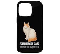 Citation drôle de Chat Turc « Probably in The Sink » Coque pour iPhone 13 Pro