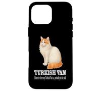 Citation drôle de Chat Turc « Probably in The Sink » Coque pour iPhone 16 Pro Max