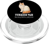 Citation drôle de Chat Turc « Probably in The Sink » PopSockets PopGrip pour MagSafe