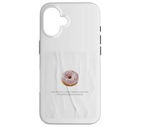 Citation drôle de Donut The Sweet Spot Between Joy and Sadness Coque pour iPhone 16