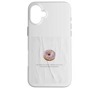 Citation drôle de Donut The Sweet Spot Between Joy and Sadness Coque pour iPhone 16 Plus