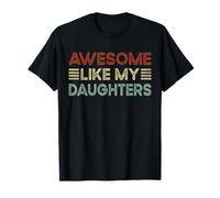 Citation drôle de la fête des parents génial comme ma fille cool papa T-Shirt