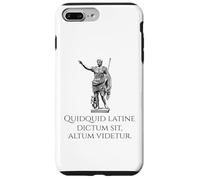 Citation drôle de la Rome Antique en Latin - Proverbe Romain Coque pour iPhone 7 Plus/8 Plus