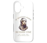 Citation drôle de Mongols Gengis Khan Histoire drôle Coque pour iPhone 17