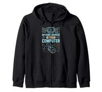 Citation drôle de pirate « My Other Computer Is Your Computer » Sweat à Capuche