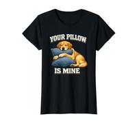 Citation drôle de propriétaire d'un Chien sur Le Partage d'espace Personnel T-Shirt Graphique avec Valeur, Femme, Noir, M