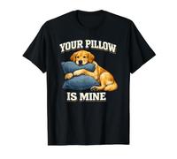 Citation drôle de propriétaire d'un Chien sur Le Partage d'espace Personnel T-Shirt Graphique avec Valeur, Homme, Noir, S