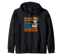 Citation drôle de Situations sociales Humoristiques Style rétro Sweat à Capuche