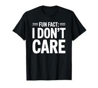Citation drôle d'humour Sarcastique « Dont Care Attitude » T-Shirt