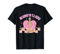 Citation drôle Squelette Méditation Mindfulness Humour Art T-Shirt