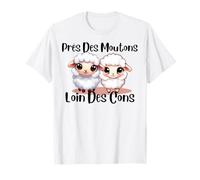 Citation drôle sur les moutons, près des moutons T-Shirt
