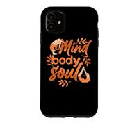 Citation du Bien-être de l'instructeur de méditation et de Yoga de l'esprit, du Corps, de l'âme Coque pour iPhone 11