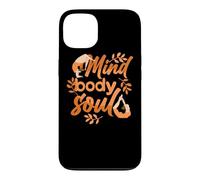Citation du Bien-être de l'instructeur de méditation et de Yoga de l'esprit, du Corps, de l'âme Coque pour iPhone 13