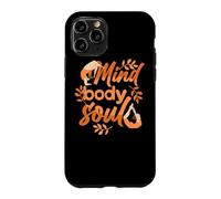 Citation du Bien-être de l'instructeur de méditation et de Yoga de l'esprit, du Corps, de l'âme Coque pour iPhone 11 Pro