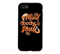 Citation du Bien-être de l'instructeur de méditation et de Yoga de l'esprit, du Corps, de l'âme Coque pour iPhone SE (2020) / 7/8
