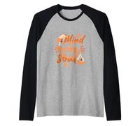 Citation du Bien-être de l'instructeur de méditation et de Yoga de l'esprit, du Corps, de l'âme Manche Raglan