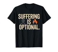 Citation du philosope stoïcien de Motivation Stoïcisme Souffrance T-Shirt