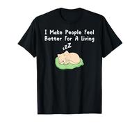 Citation du thérapeute Chat I Make People Feel Better Kawaii Kitten T-Shirt